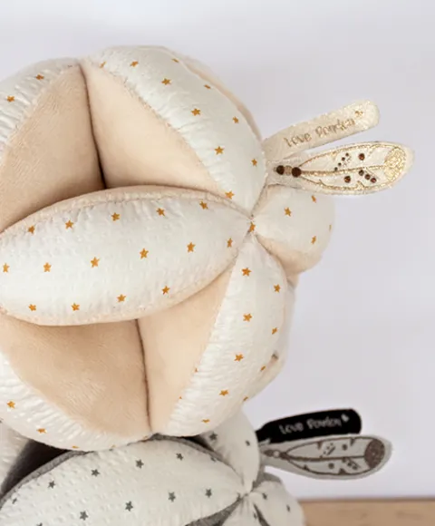 Doudou et Compagnie Balle d'activités rose Attrape-rêves - 15 cm> Balles Sensorielles