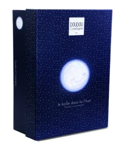 Doudou et Compagnie Boite a musique luminescente ours - 17 cm - Clair de Lune><noscript><img width=
