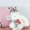Doudou et Compagnie Coffret Pantin Lapin rose - Happy Blush - 25 cm> Peluches