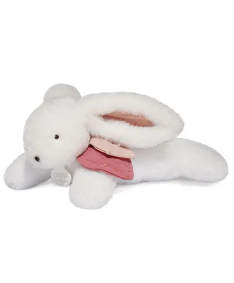 Doudou et Compagnie Coffret Pantin Lapin Vieux rose - Happy Boho - 25 cm> Peluches