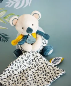 Doudou et Compagnie Coffret peluche Koala Yoca avec Doudou - 15 cm> Doudou Mouchoir|Peluche Avec Doudou