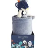 Doudou et Compagnie Couverture bébé en polaire avec Doudou Loup - 70 x 100 cm> Petit Format|Les Plaids