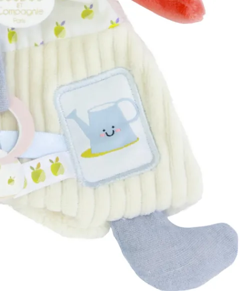 Doudou et Compagnie Doudou attache-sucette Renard Romarin - 19 cm> Doudou Attache-Sucette|Attache Sucette