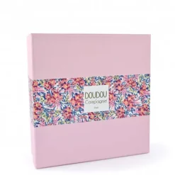 Doudou et Compagnie Doudou FAON blanc avec pétales - BOH'AIME -><noscript><img width=