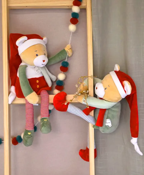 Doudou et Compagnie Doudou Farceur de Noël - Cannelle Lutin Farceur 40 cm> Peluches