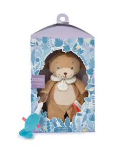 Doudou et Compagnie Doudou Loutre marron avec poisson - "Ma petite Louloutre"> Peluches|Hochets Et Pantins D'Activités