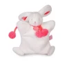 Doudou et Compagnie Doudou Marionnette Lapin Pompon Fraise> Marionnettes|Marionnettes