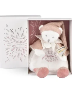 Doudou et Compagnie Doudou Ours cape Rose - 25 cm - Collection Anniversaire><noscript><img width=
