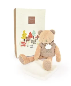 Doudou et Compagnie Doudou Ours marron avec mouchoir - Sweety - 25 cm> Doudou Mouchoir|Peluche Avec Doudou