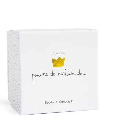 Doudou et Compagnie Doudou ours mouchoir marron Petit Roi - 10 cm> Doudou Mouchoir|Petit Format