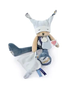 Doudou et Compagnie Doudou ours pantin 3 histoires - Bleu><noscript><img width=
