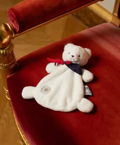 Doudou et Compagnie Doudou plat fabriqué en France - L'Ours Élysée - 22 cm> Doudou Plat