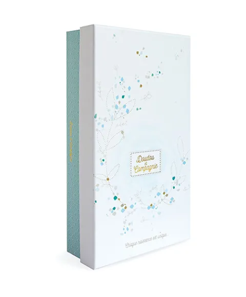 Doudou et Compagnie Doudou plat lapin de sucre vert - 24 cm> Doudou Plat