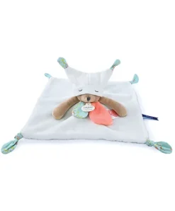 Doudou et Compagnie Doudou plat Ours 3 histoires - Blanc> Doudou Plat