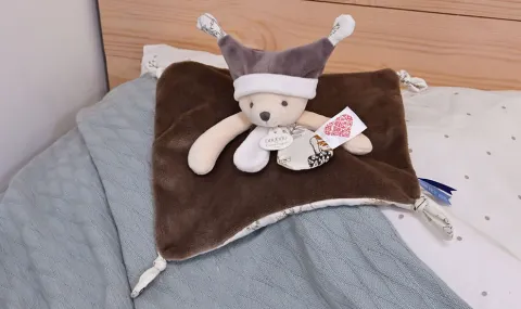 Doudou et Compagnie Doudou plat Ours 3 histoires - Marron> Doudou Plat