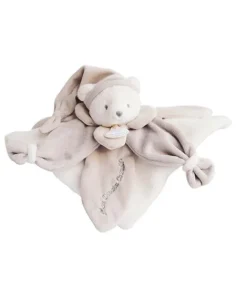 Doudou et Compagnie Doudou plat Ours Collector taupe - 24 cm> Doudou Plat