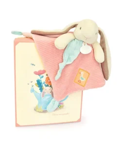 Doudou et Compagnie Doudou plat rose - LAPIN CIBOULETTE- 27 cm> Doudou Plat