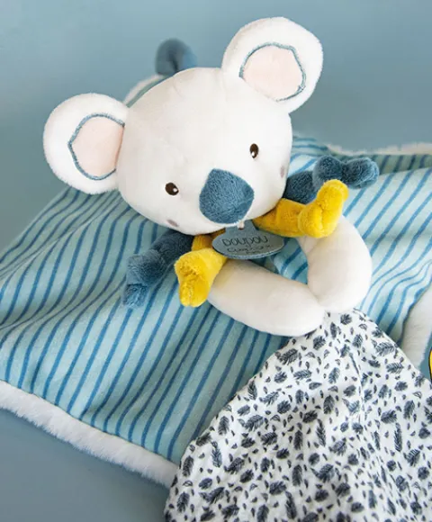 Doudou et Compagnie Doudou plat Yoca le koala - 25 cm> Doudou Mouchoir|Doudou Plat
