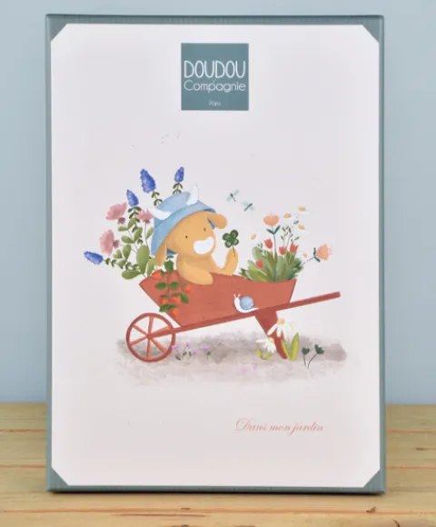 Doudou et Compagnie Doudou vache - Doudou plat Aneth - 27 cm> Doudou Plat