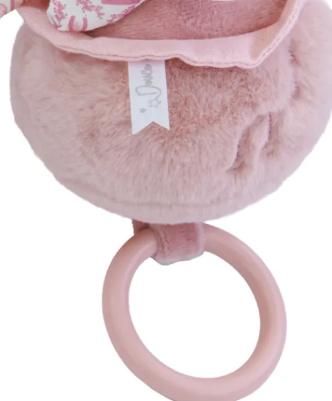 Doudou et Compagnie Lapin DOUDOU® - boite à musique lapin - 20 cm - Rose> Boîte À Musique