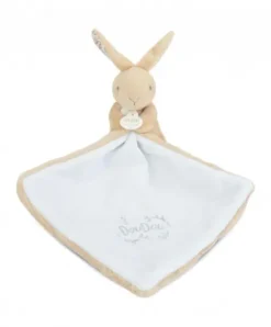 Doudou et Compagnie Lapin DOUDOU® - Doudou Lapin mouchoir- 10 cm - Beige> Doudou Mouchoir|Petit Format