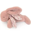 Doudou et Compagnie Lapin DOUDOU® - Peluche lapin Rose poudré - 25 cm> Peluches