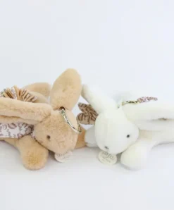 Doudou et Compagnie Lapin DOUDOU® - Porte-clés - Blanc><noscript><img width=
