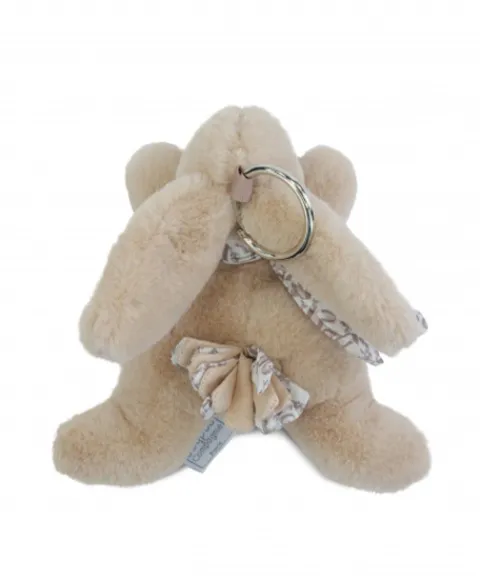 Doudou et Compagnie Lapin DOUDOU® - Porte-clés - Beige> Porte-Clé