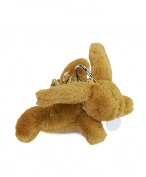 Doudou et Compagnie Lapin DOUDOU® - Porte-clés - Jaune moutarde> Porte-Clé