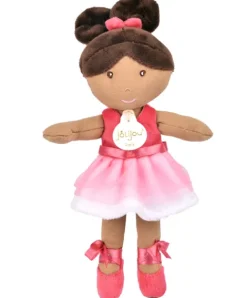 Doudou et Compagnie Ma poupée ballerine - Rose- 25 cm> Poupées De Chiffon