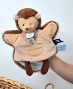 Doudou et Compagnie Marionnette à main Hérisson - 25 cm - Unicef> Marionnettes|Marionnettes