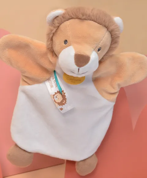 Doudou et Compagnie Marionnette à Main Lion - 25 cm> Marionnettes|Marionnettes