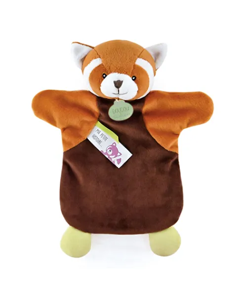 Doudou et Compagnie Marionnette à Main Panda roux - 25 cm> Marionnettes|Marionnettes
