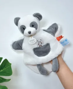 Doudou et Compagnie Marionnette à main peluche Panda - 25cm - Unicef - 0-6 mois> Marionnettes|Marionnettes