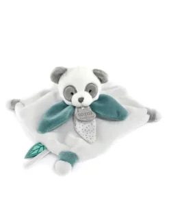Doudou et Compagnie Mini doudou Panda plat gris - 20 cm - Sans boite> Doudou Plat