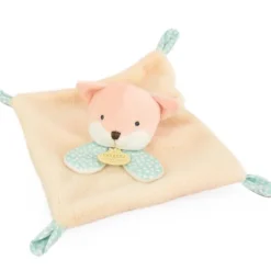 Doudou et Compagnie Mini Doudou renard plat orange - 19 cm> Petit Format|Doudou Plat