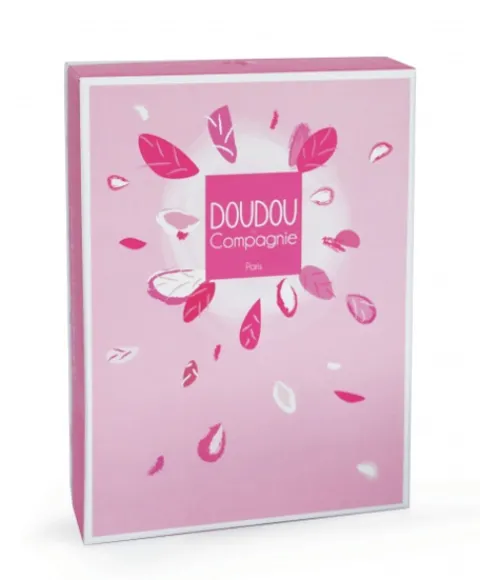 Doudou et Compagnie Mini doudou Souris rose - 20 cm> Doudou Plat