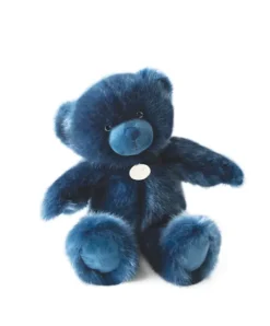 Doudou et Compagnie Ours en peluche Bleu Jean - Collection - 37 cm> Peluches|Les Ours En Peluche