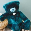 Doudou et Compagnie Ours en peluche bleu paon - Collection - 40 cm> Les Ours En Peluche