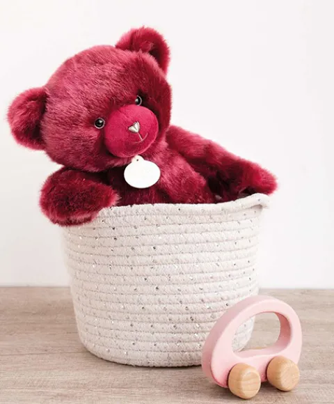 Doudou et Compagnie Ours en peluche bois de rose - Collection - 37 cm> Peluches|Les Ours En Peluche