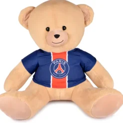 Doudou et Compagnie Ours en peluche geant avec maillot PSG - 60 cm> Peluches Géantes|Les Ours En Peluche