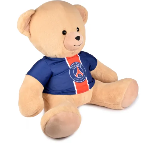 Doudou et Compagnie Ours en peluche geant avec maillot PSG - 60 cm> Peluches Géantes|Les Ours En Peluche