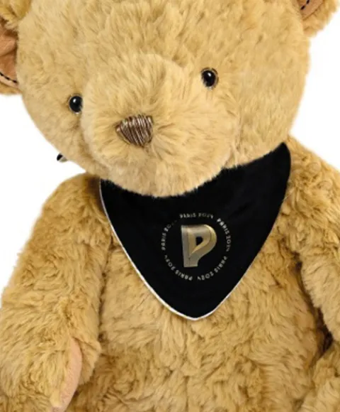 Doudou et Compagnie Ours en peluche marron Paris 2024 - avec bandana - 37 cm> Peluches|Les Ours En Peluche