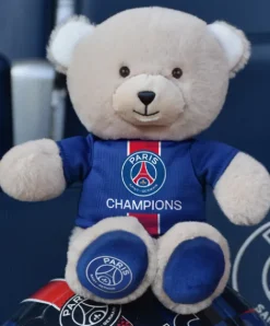 Doudou et Compagnie Ours en peluche PSG Champion - Edition limitée - 23 cm><noscript><img width=