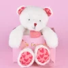 Doudou et Compagnie OURS JE T'AIME en sac cadeau - 25 cm> Peluches