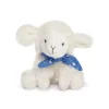 Doudou et Compagnie Peluche agneau blanc avec chouchou - 12 cm - Modèle aléatoire> Petit Format