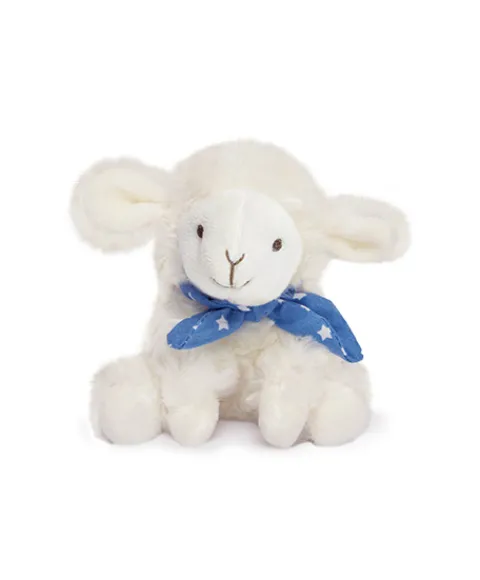 Doudou et Compagnie Peluche agneau blanc avec chouchou - 12 cm - Modèle aléatoire> Petit Format