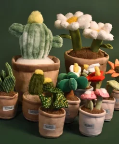 Doudou et Compagnie Peluche fleur - 9 cm - Botanique - Rouge><noscript><img width=