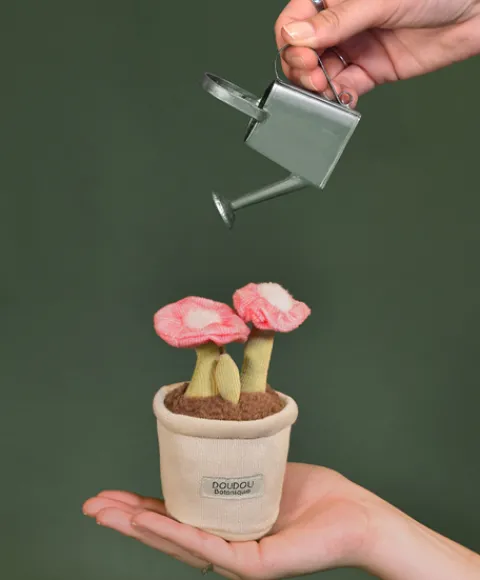Doudou et Compagnie Peluche fleur - 9 cm - Botanique - Rose> Peluche Adulte|Peluches