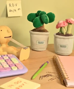 Doudou et Compagnie Peluche fleur - 9 cm - Botanique - Rose><noscript><img width=